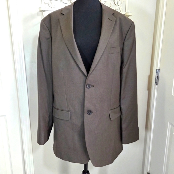 Banana Republic 100 % Wool Men's Brown Blazer Size 46R - Picture 1 of 5